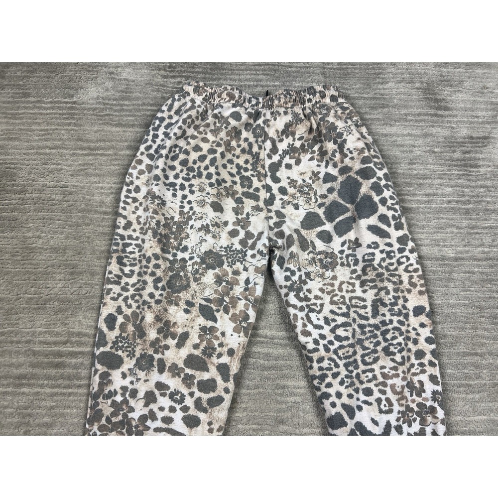 Buc ees Joggers Girls Youth Large‎ YL Multicolor Floral Animal Print Pull On - Picture 8 of 11